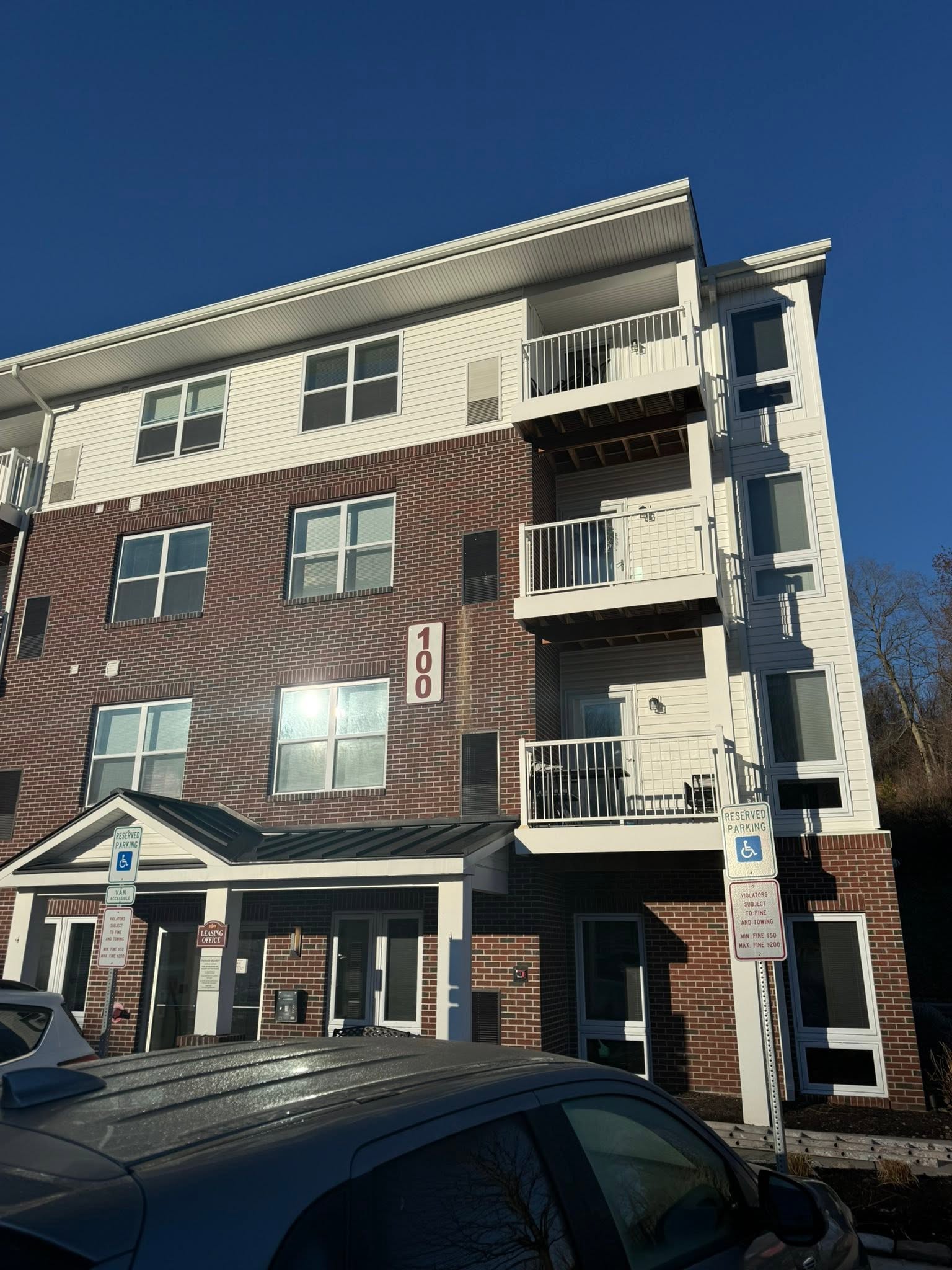 Exterior Apartment Complex Cleaning by South Hills Soft Wash