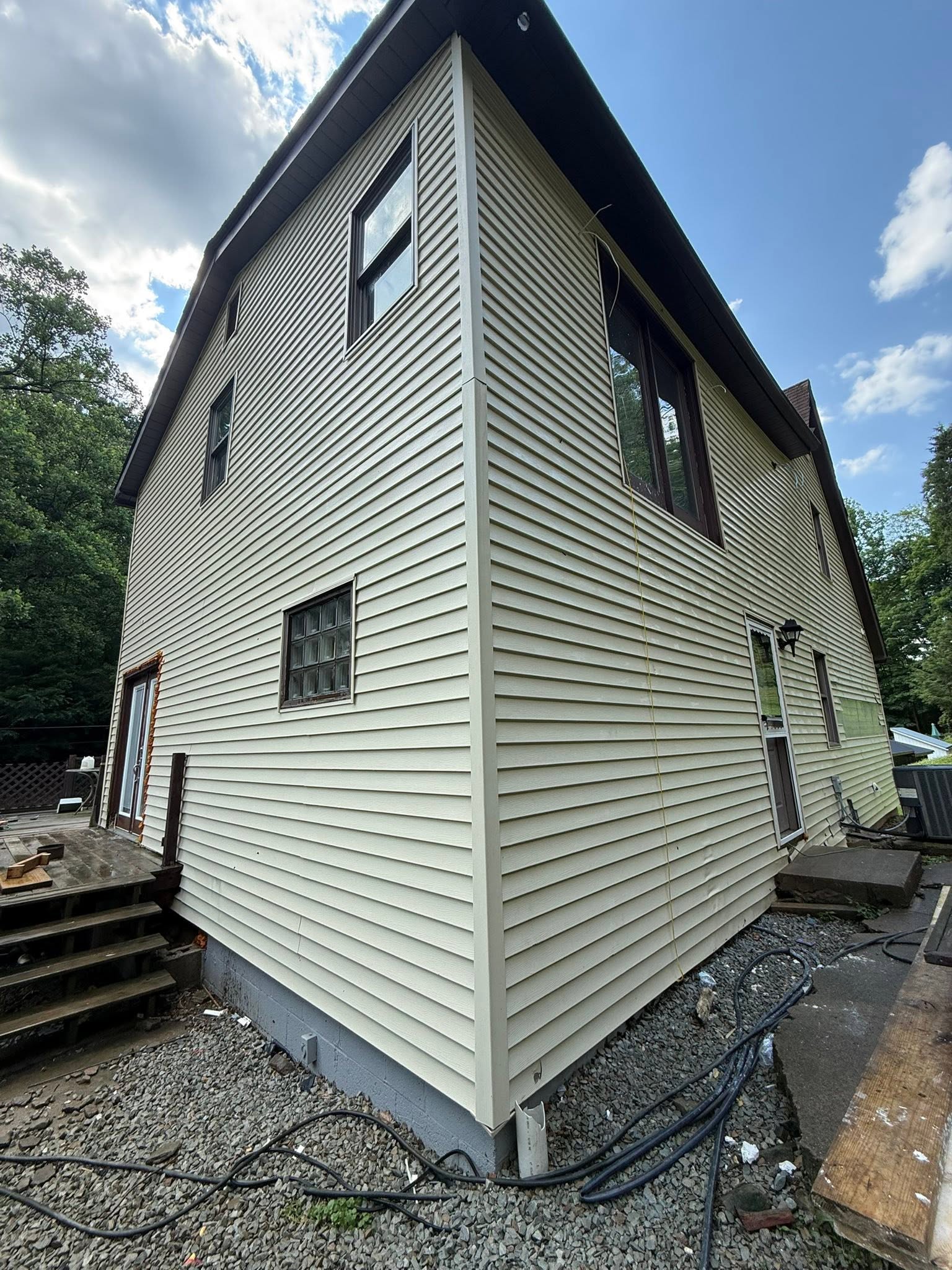 After: Before and after exterior cleaning