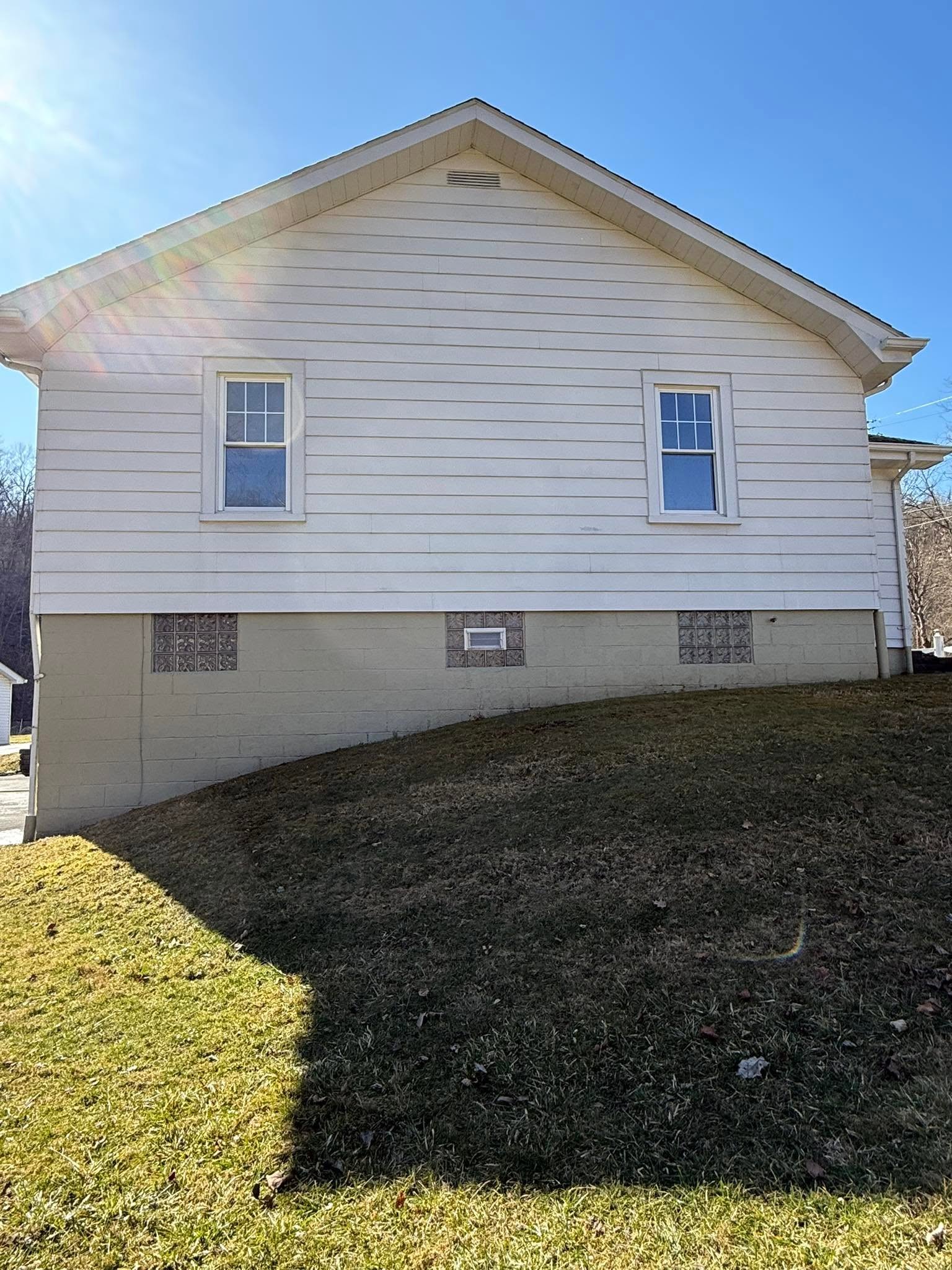 After: Before and after exterior cleaning