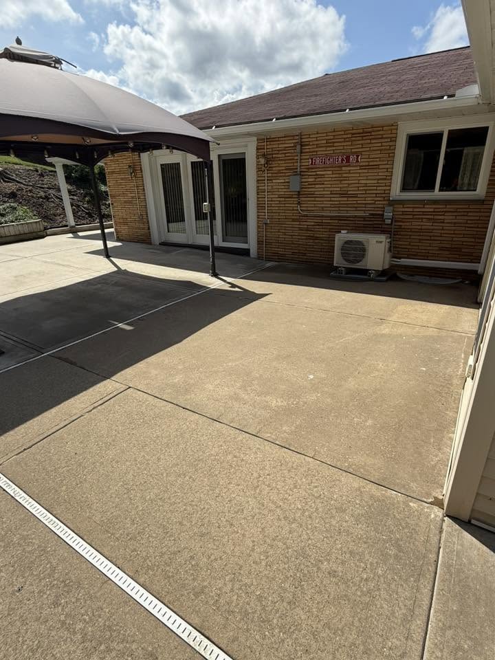 After: Before and after exterior cleaning