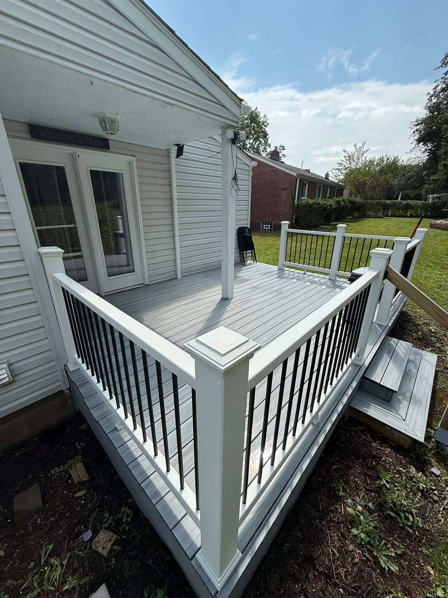 After: Before and after exterior cleaning