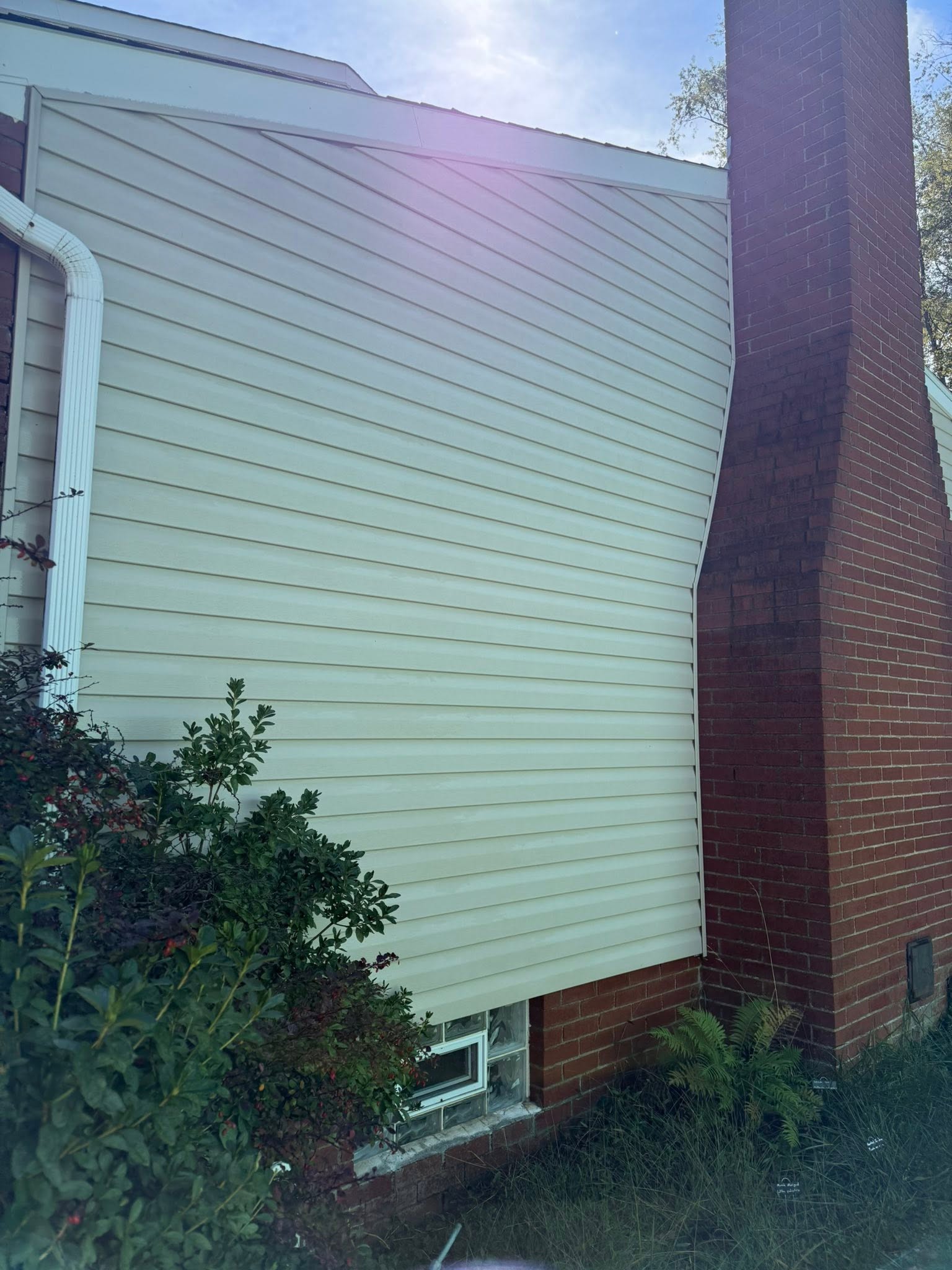 After: Before and after exterior cleaning