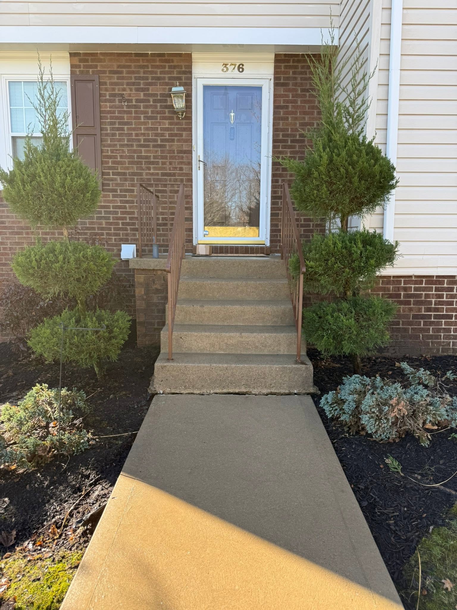 After: Before and after exterior cleaning